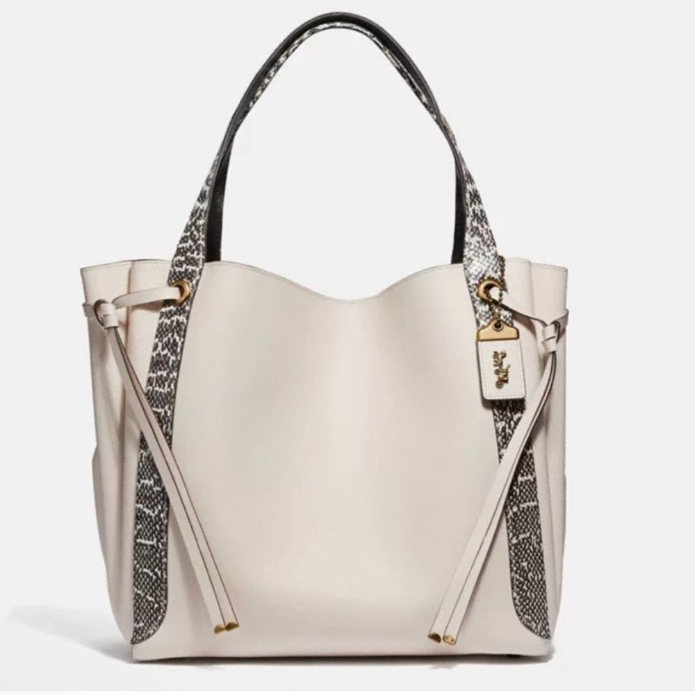 COACH Harmony Hobo 33 Colorblock Snakeskin Rogue  Dalton Shoulder Bag Tote